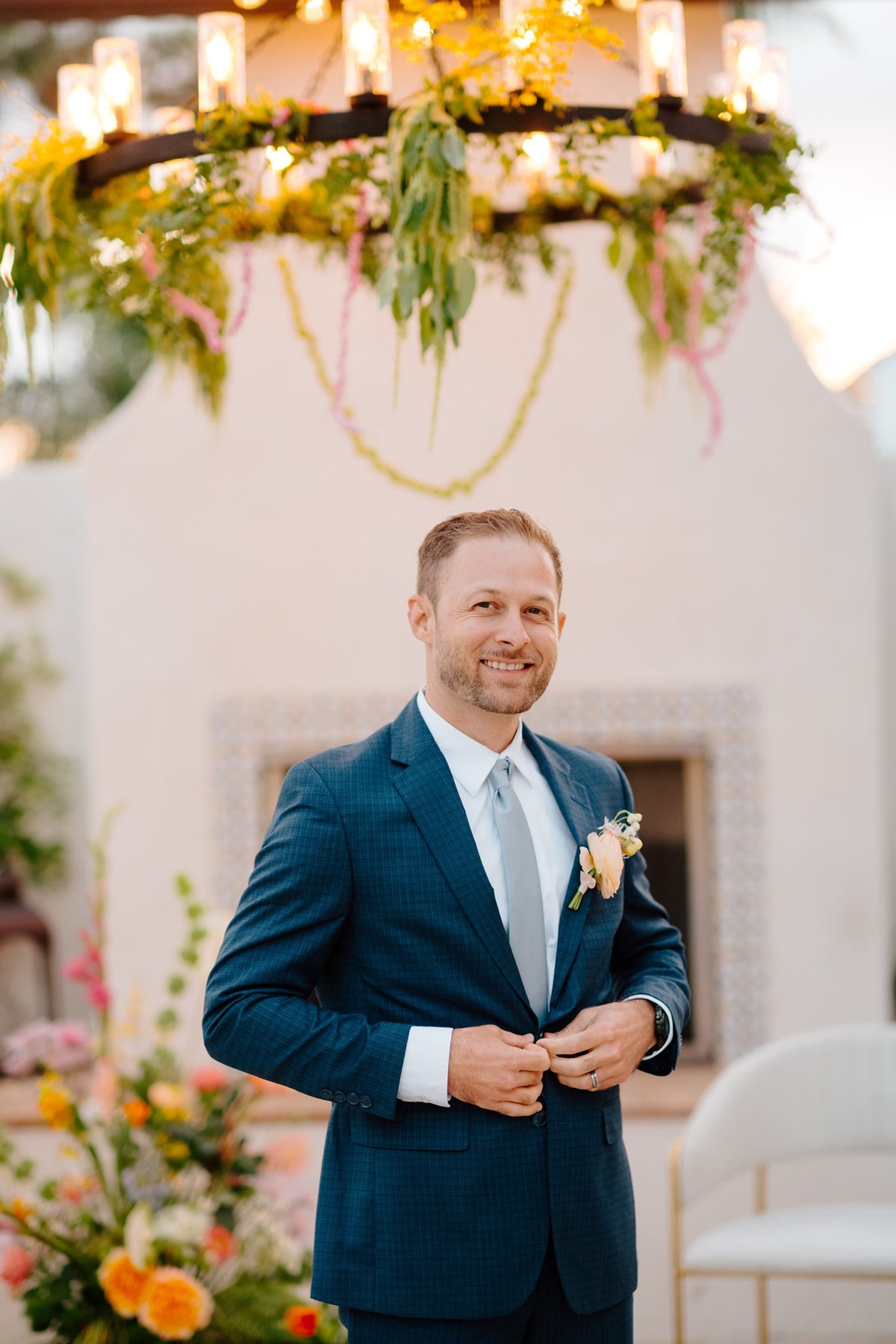 groom spring outdoor wedding san clemente